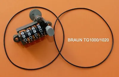 Kaufen Zählwerk-Riemensatz Für BRAUN TG 1000 / 1020 • 4.95€
