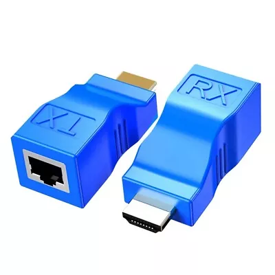 Kaufen 1X(mi Zu Rj45 Netzwerk Mi Verstärker 2 Stück Mi Extender Sender Und Empfänge1) • 7.01€