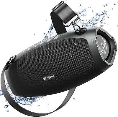 Kaufen W-KING 70W SUPER-BASS Bluetooth Lautsprecher Groß  Bluetooth 5.0 Musik-Box 15600 • 152.74€