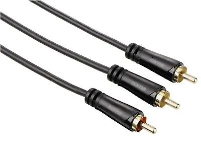 Kaufen Hama Subwoofer-Kabel 2x Cinch-Stecker Auf 1x Stecker Y-Kabel Sub Anschluss-Kabel • 10.90€