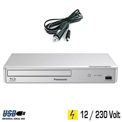 Kaufen Panasonic Blu-ray Player Mit HDMI, USB, 12 Volt &230 Volt Für Wohnmobil, Camping • 109.95€