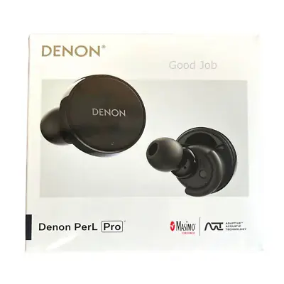 Kaufen DENON Kabellose Ohrhörer PerL Pro Geräuschunterdrückung Bluetooth Schwarz... • 409.02€