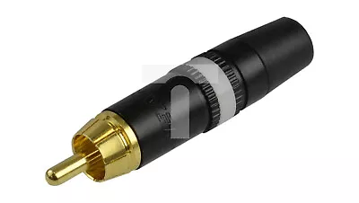 Kaufen REAN RCA Cinch Stecker Für Kabel Auf 6,1mm Vergoldet Schwarz Und Weiß N /T2DE • 9.47€