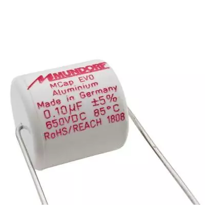 Kaufen Mundorf MCap EVO 0,10uF 5% 650VDC High End Audio Kondensator Capacitor 860449 • 6.50€