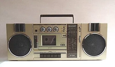 Kaufen Radio Kassette Recorder SHARP GF-7300 Boombox Vintage Retro Classik-Cut • 117.03€