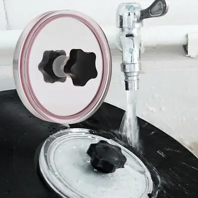 Kaufen Label Saver Record Cleaner Vinyl Cleaning Protector Clip Covers D Clamp O2C9 • 20€