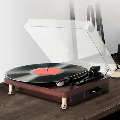 Kaufen Vinyl Schallplattenspieler Plattenspieler 2.0 Stereo Lautsprecher Grammophon Wohnkultur • 107.65€