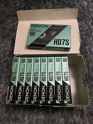 Kaufen 9x Denon HD7S 90 - Type II High Position - Audio Kassetten - Neu In Folie • 249.90€