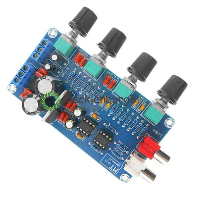 Kaufen NE5532 HIFI DIY Kits OP-AMP Amplifier Volume Tone EQ Control Board Preamplifier • 6.08€
