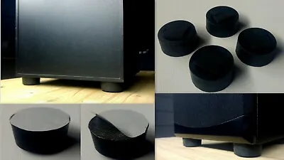 Kaufen 4x XL Schwingungsdämpfer Boxen-Lautsprecher-Füße Lautsprecherfüße Selbstklebend • 8.80€