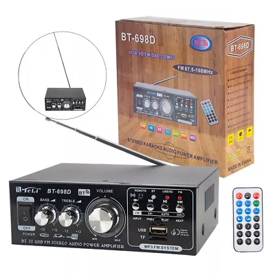 Kaufen USB Mini Bluetooth HiFi Stereo Verstärker Digital Power Audio Amplifier 380Watt • 24.99€