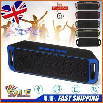 Kaufen Kabelloser Bluetooth Lautsprecher Hoher Bass Tragbarer Innenbereich Stereo Lautsprecher • 8.51€