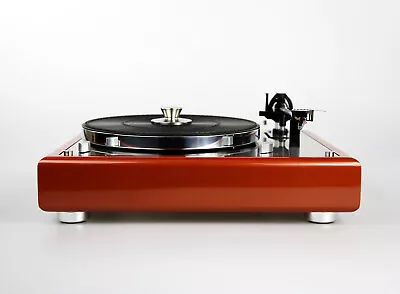 Kaufen Restaurierter Thorens TD 165 Plattenspieler Designerstück Copper Red Metallic • 1,270€