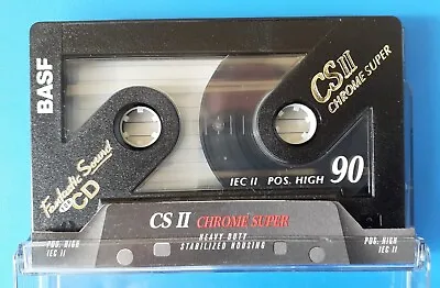 Kaufen BASF Chrome Super II 90 Type II MC Audio Cassette Kassette • 4.50€