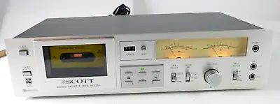 Kaufen Scott 665DM Tapedeck Kassettendeck Silber Stereo Cassetten Deck Hi-3861 • 129.90€