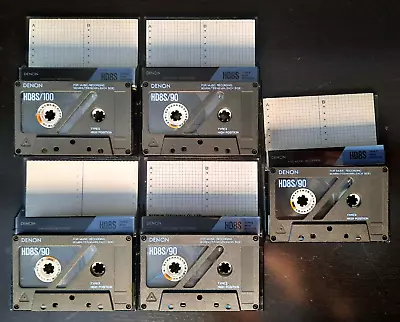 Kaufen ⭐️5x DENON HD8S 90 Audiokassetten MC Tape / Gebraucht / Geprüft • 26€