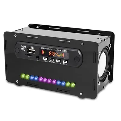 Kaufen DIY-Bluetooth-Lautsprecher-Kit, LED-FM-Radio, USB--Heim-Sound-VerstäRker Mi4180 • 24.98€