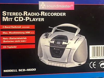 Kaufen Soundmaster Radio Cd Casettenplayer Scd 4600 • 29.90€