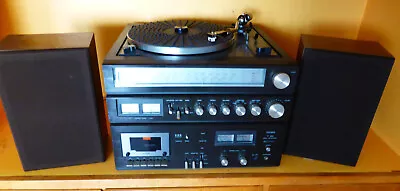Kaufen Graetz T30 Stereo Anlage, Radio Verstärker Cassettenteil Plattenspieler 2 Boxen • 50€