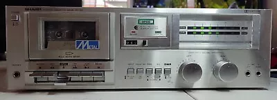 Kaufen Vintage Sharp RT-30 Stereo Kassettendeck Silber HIFI HERGESTELLT IN JAPAN 90'  • 99.11€