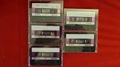 Kaufen Audiokassetten► SONY UCX 60 ◄Tapedeck Music Cassette 5 Stück! Sehr Gut/gut! • 1€