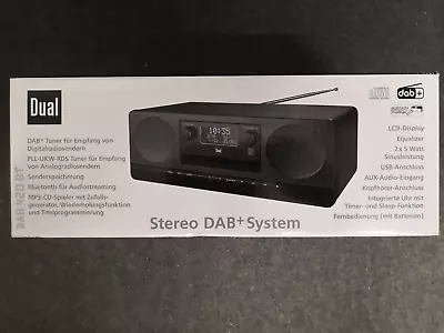 Kaufen Dual Electronics DAB+ 420 BT, MP3-CD, Bluetooth Stereoanlage - Schwarz • 111.11€