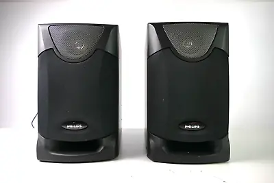 Kaufen Philips Lautsprecherboxen MC 155SSS 4 Ohm 2 Weg Boxen Bassreflex Q-1756 • 18.90€
