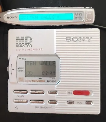 Kaufen Portable MiniDisc Sony MZ-R90 MD Recorder Silver Perfect • 150€