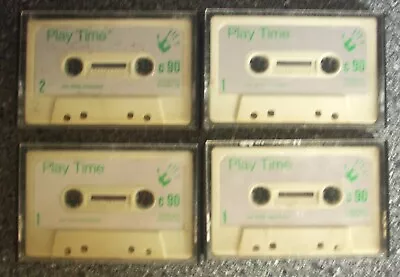 Kaufen 4x Play Time Musik Kassetten 90iger Bespielt + Entspr. Beschriftet • 1€