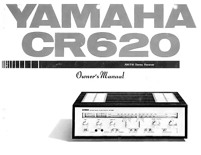 Kaufen Bedienungsanleitung-Operating Instructions Für Yamaha CR-620  • 10€