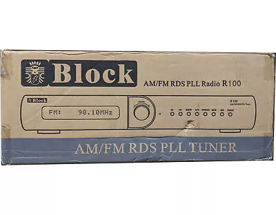 Kaufen Block R100 AM/FM Radio RDS PLL Schwarz • 444€