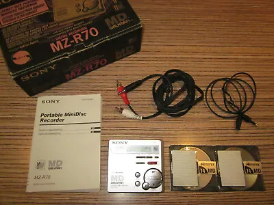 Kaufen Sony R70 MD  Minidisc  (477) Recorder Silber Mit AA Battfach + Al + NT • 129.94€