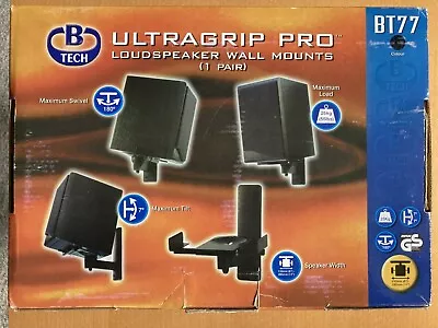 Kaufen B-Tech - BT77 - Ultragrip ProTM Wandhalterung Für Lautsprecher Bis 25kg, Neu • 1€