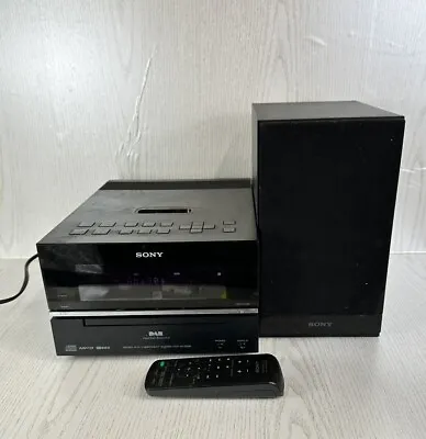 Kaufen Sony CMT-BX70DBI Micro HiFi Stereo System - DAB CD IPod Dock Mit Lautsprecher + Fernbedienung • 46.85€