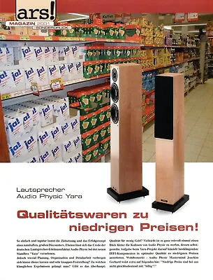 Kaufen Ars! Sonderdruck 2001 D Audio Physic Yara Standlautsprecher Reprint Loudspeaker • 15.90€
