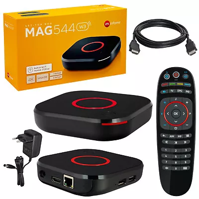 Kaufen BOX MAG 544w3 TV Receiver HEVC H.265 USB HDMI LAN WLAN Integriert UHD Linux 4K • 86.90€