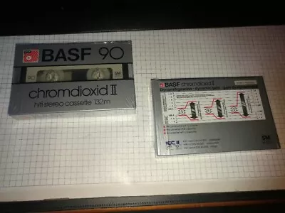 Kaufen BASF Musikkassetten - 2 Stück Chromdioxid II - 90 Min. - Neu - Originalverpackt • 10€