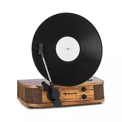 Kaufen Plattenspieler Retro Vertikaler Turntable Vinyl Bluetooth Lautsprecher USB Holz • 109.99€