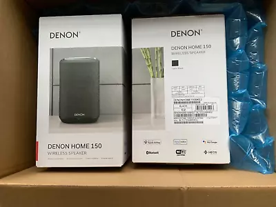 Kaufen Denon Home 150, Schwarz, HEOS, WLAN Wireless Speaker ,NEU & OVP - Set/2 Speaker • 290€