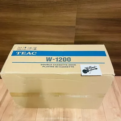 Kaufen TEAC Doppel Kassette Deck W-1200 Silber 100V Neu • 575.61€