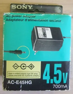 Kaufen SONY AC-E45HG Original Netzteil 4,5V - 700mA ZB Sony Minidisc MD-Player Discman • 64.50€