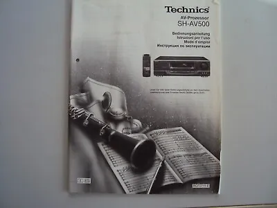 Kaufen Technics SH-AV500  Anleitung • 10€