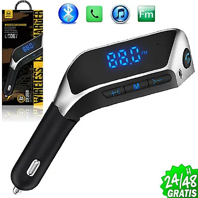 Kaufen BT Bluetooth Für Auto Sender Aus / Von Ukw-Radio MP3 Player Tf Ladegerät USB • 20.60€