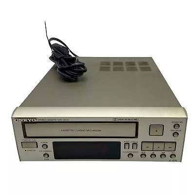 Kaufen Onkyo Stereo Casettendeck K-505 Tape Deck DOLBY Getestet Audio MC Kassette Japan • 129€