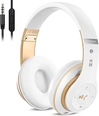Kaufen Kabellose 6s Kopfhörer Bluetooth Over Ear Mit 5 EQ-Modi, Faltbar, Micro SD/TF • 32.99€