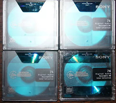 Kaufen 4x SONY MINI DISC - 74 MIN. - DIGITAL AUDIO RECORDABLE MD - GEBRAUCHT - GREEN • 9.99€