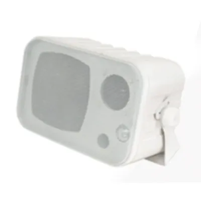Kaufen Paar Mini Hifi Lautsprecher 3 Wege Weiße Bass Reflex 100W Bremssatel Festsetzung • 40.06€