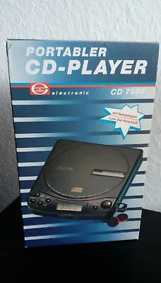 Kaufen Vintage CD Player Discman 90er, Elite Cd 7500, Line Out, 20 Speicher, Rar In OVP • 49€