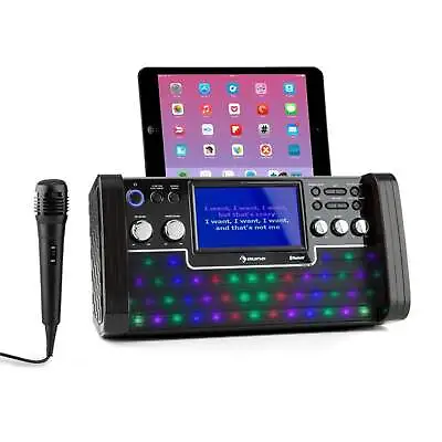 Kaufen Karaoke Anlage Maschine Set Musikanlage Lautsprecher CD Player LED TFT Screen • 136.99€