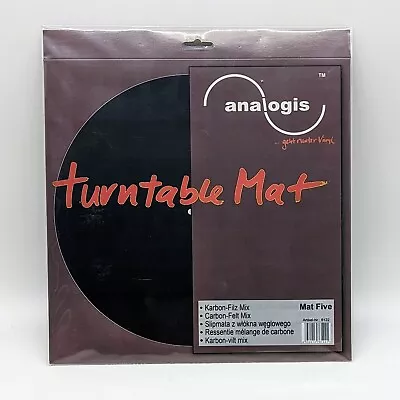 Kaufen Analogis »FIVE« – Plattentellerauflage Karbon-Filz Mix · Art&Voice Tipp • 27.98€